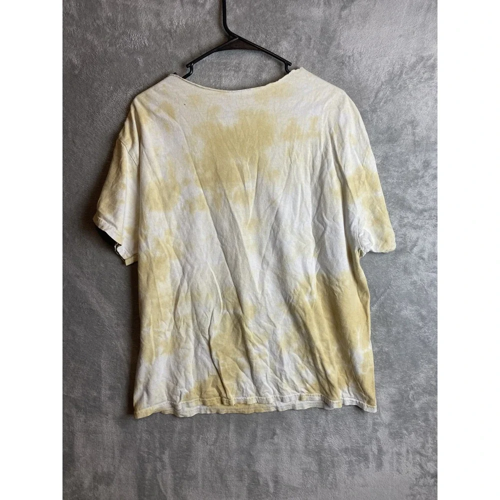 Sublime 1X Yellow Distressed Cotton Graphic Tee Shirt